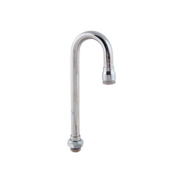 Allpoints Allpoints 1111293 Spout, Gooseneck (9") For T&S Brass & Bronze Works 1111293 - main